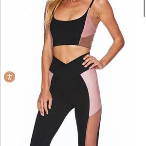 Beach Riot Matching Set Copper Colorblock Natalia Leggings and Ivy Top